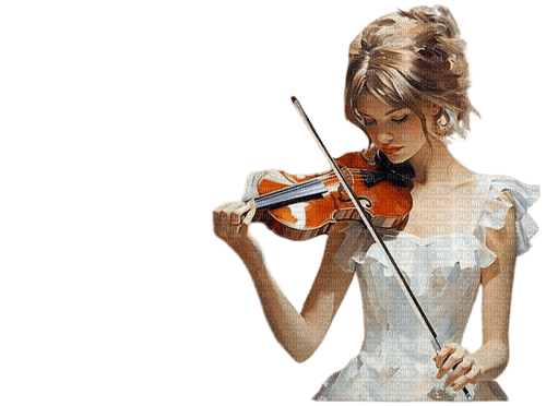 loly33 femme violon - png grátis