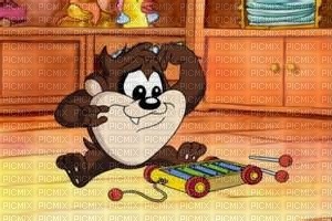 Baby Tazz in Kitchen Background - Free PNG