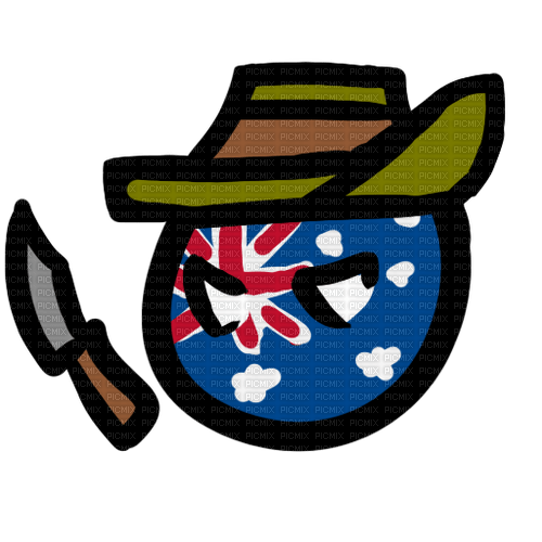 Countryballs Australia - 免费PNG