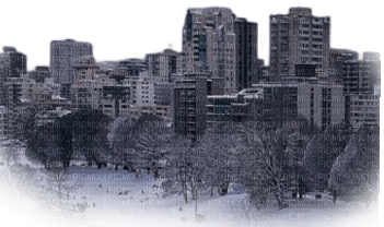 winter city - nemokama png
