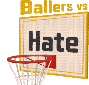 ballers vs hate - Gratis animeret GIF