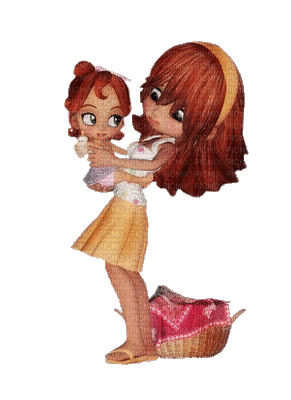 Kaz_Creations Dolls Cookie Redhead Baby - GIF animé gratuit
