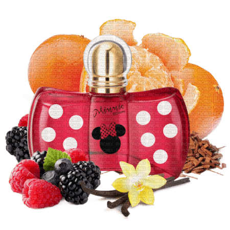 Perfume Fruit Flowers Deco - Bogusia - безплатен png