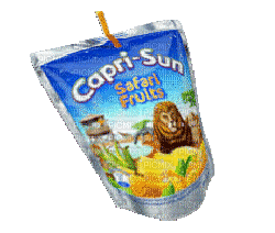 Rotating Food Capri-Sun Juice - Free animated GIF