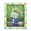 Dobie Photo in Colorful Frame - Free PNG