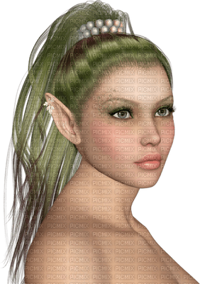 portrait de femme d elfe Cheyenne63 - png gratuito