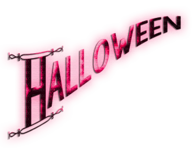 soave text halloween pink - zdarma png