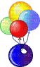 ballon O - GIF animado grátis