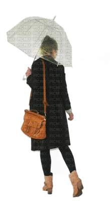 Kaz_Creations Woman Femme  With Umbrella - Free PNG