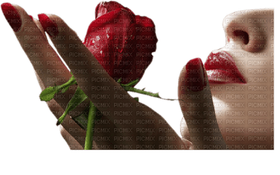 žena ruža - безплатен png