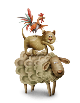 Kaz_Creations Cute Cartoon Sheep - PNG gratuit