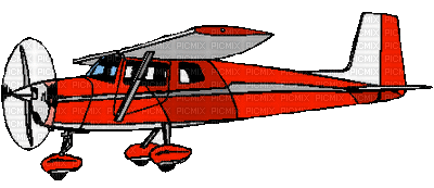 Avion - GIF animate gratis