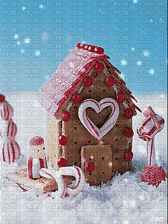 Gingerbread House - Безплатен анимиран GIF