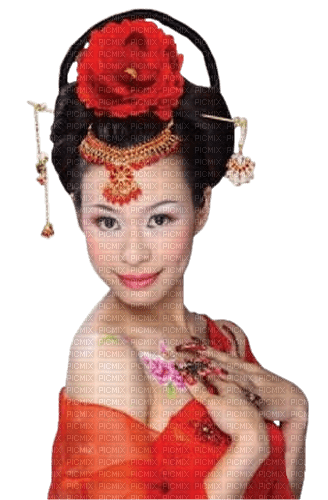 woman asia femme - 免费PNG