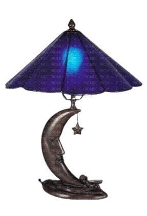 celestial moon lamp - png gratis