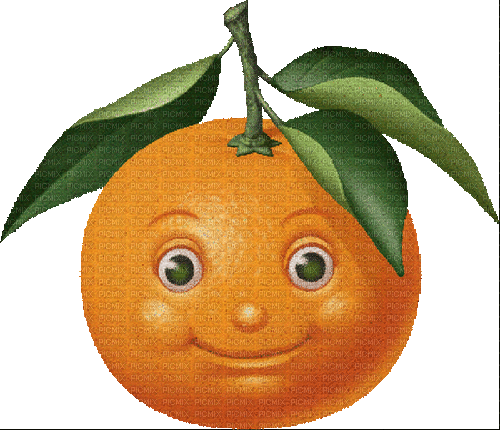 Cute Orange - GIF animé gratuit