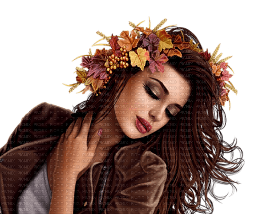 autumn woman by nataliplus - Free PNG