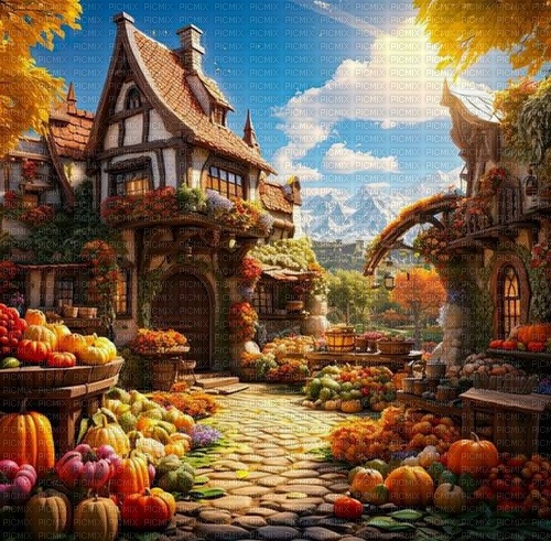 background, hintergrund, fantasy, herbst, autumn - zdarma png