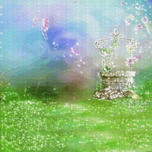 dolceluna animated background fantasy spring - Animovaný GIF zadarmo