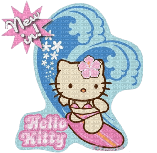 hello kitty surf - безплатен png