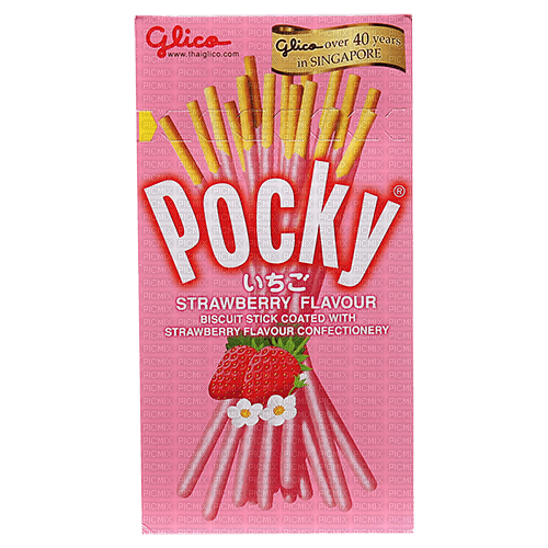 strawberry pocky - Free PNG