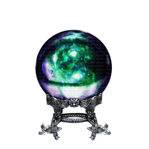 Crystal Ball.Blue.Green - PNG gratuit