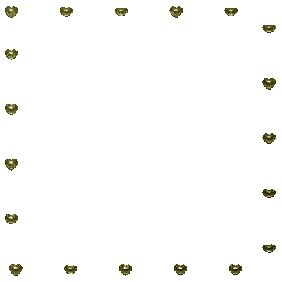 Frame, Frames, Heart, Hearts, Deco, Green, Yellow, Gif - Jitter.Bug.Girl - Nemokamas animacinis gif