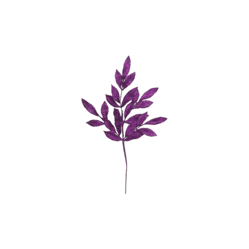 kikkapink deco scrap purple leaves - PNG gratuit