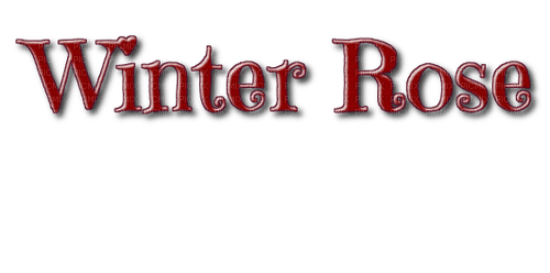 Winter Rose Text - Bogusia - δωρεάν png