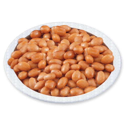 plate of baked beans - zdarma png