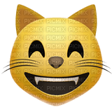 Happy cat emoji - png grátis
