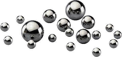 Silver Balls - GIF เคลื่อนไหวฟรี