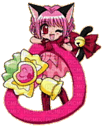 tokyo mew mew pink Ichigo Momomiya lovecore - GIF animado gratis