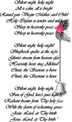 soave text silent night deco christmas black white - png gratis