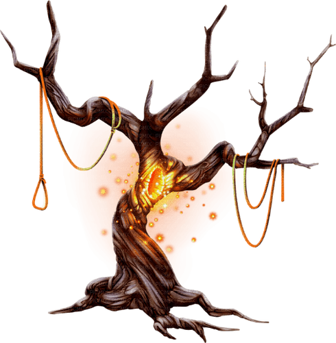halloween tree by nataliplus - PNG gratuit