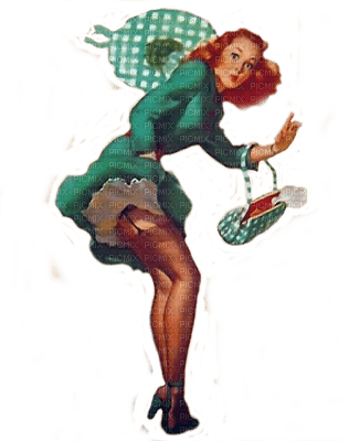femme pin up - zadarmo png