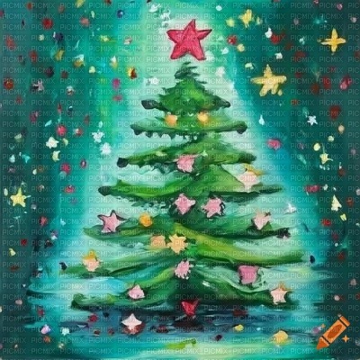 Green Christmas Tree - фрее пнг