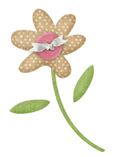 Fleur Beige Rose Vert :) - kostenlos png