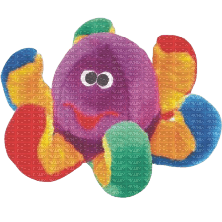 rainbow octopus plush - gratis png