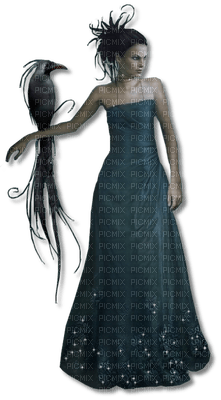 Kaz_Creations Woman Femme Gothic Fantasy - PNG gratuit