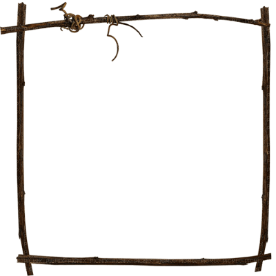 brown frame - PNG gratuit