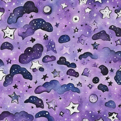 Purple Starry Background - png grátis