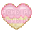 pink cake heart - GIF animé gratuit