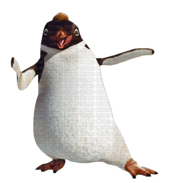 Pinguim - Bezmaksas animēts GIF