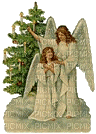 Christmas angels - GIF animé gratuit