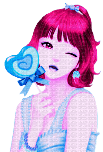 Enakei.Blue.Pink - By KittyKatLuv65 - 無料png