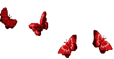 red butterflies - 免费动画 GIF