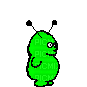 bouncy alien friend - 免费动画 GIF