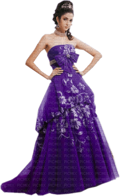 Kaz_Creations Woman Femme Purple - 無料png