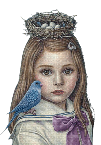 loly33 enfant oiseaux - 無料png